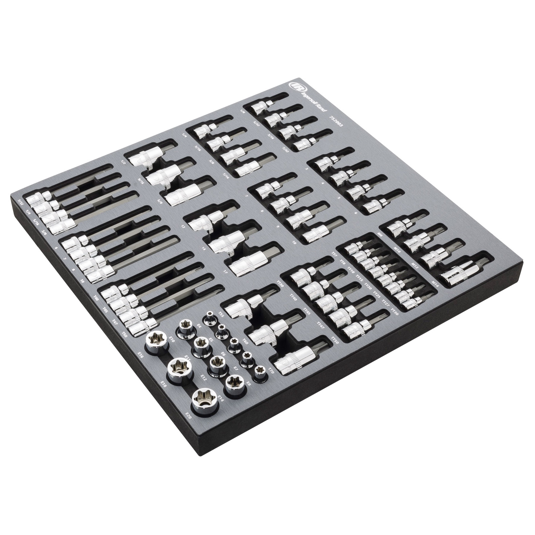 Ingersoll Rand 66 Piece Master Hex, Torx, and Specialty Bit Socket