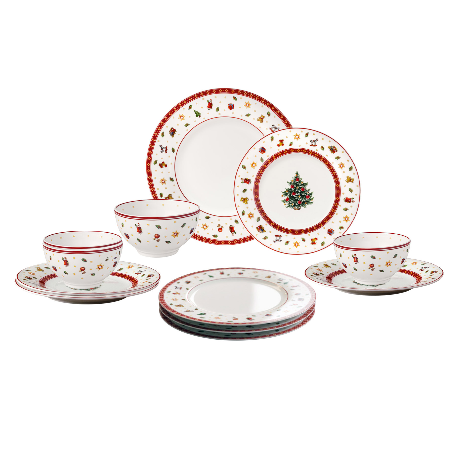 Villeroy & Boch Toys Delight Porcelain Dinnerware Set, 12-pieces