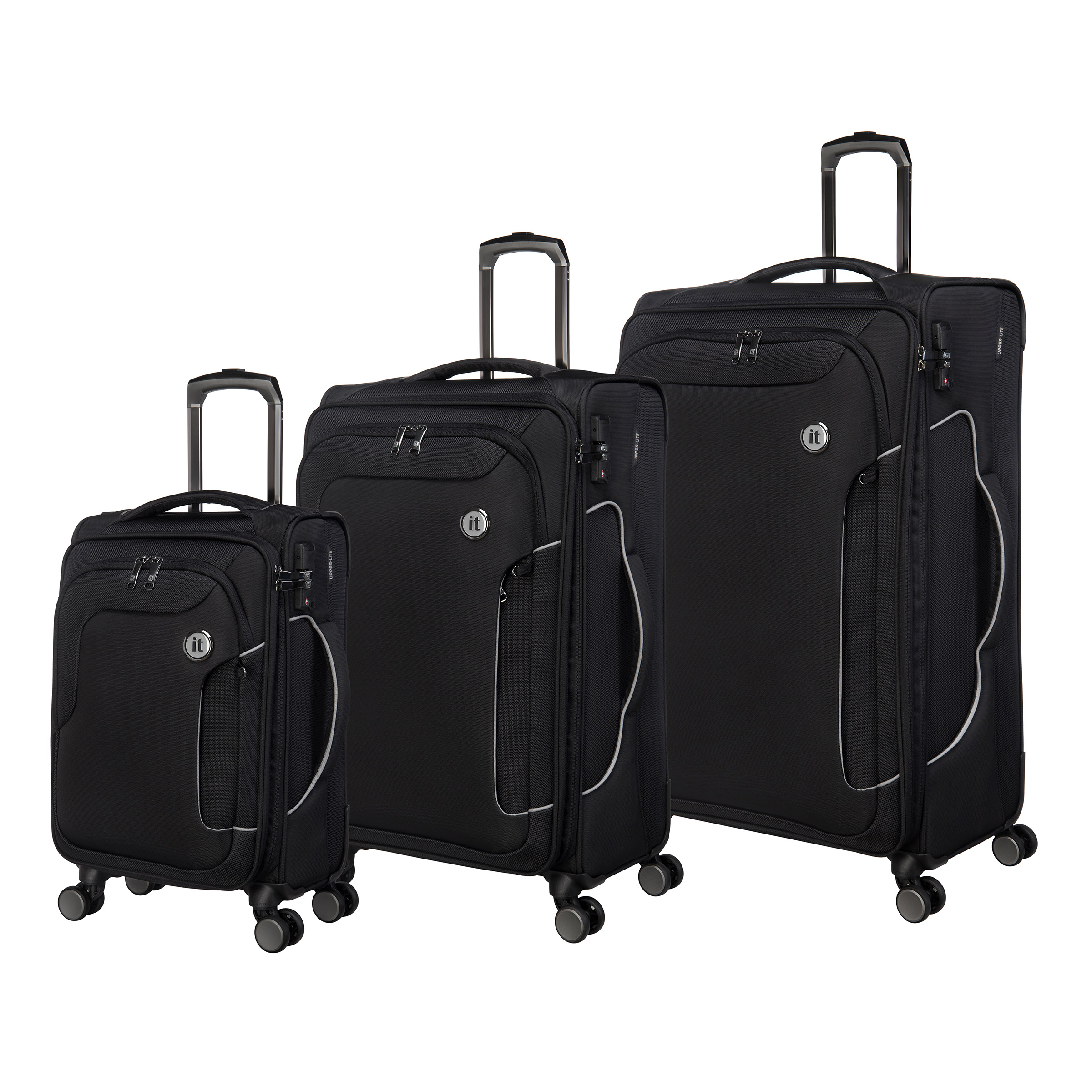 It Luggage Teleported 3-Piece Softside Luggage Set