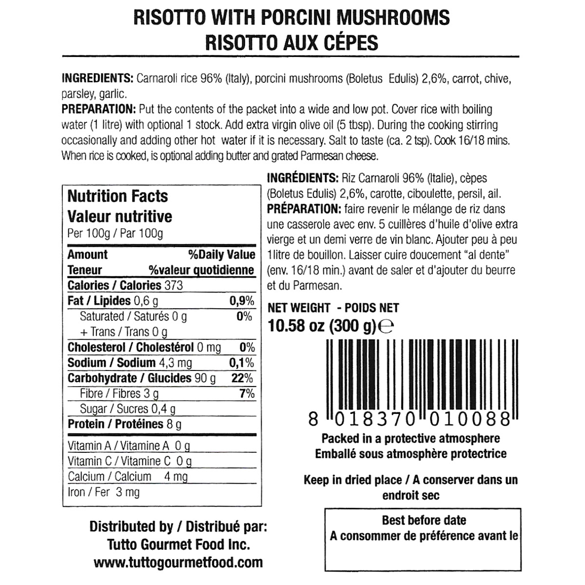 Pastore Risotto Variety Pack, 6 × 300 g | Costco