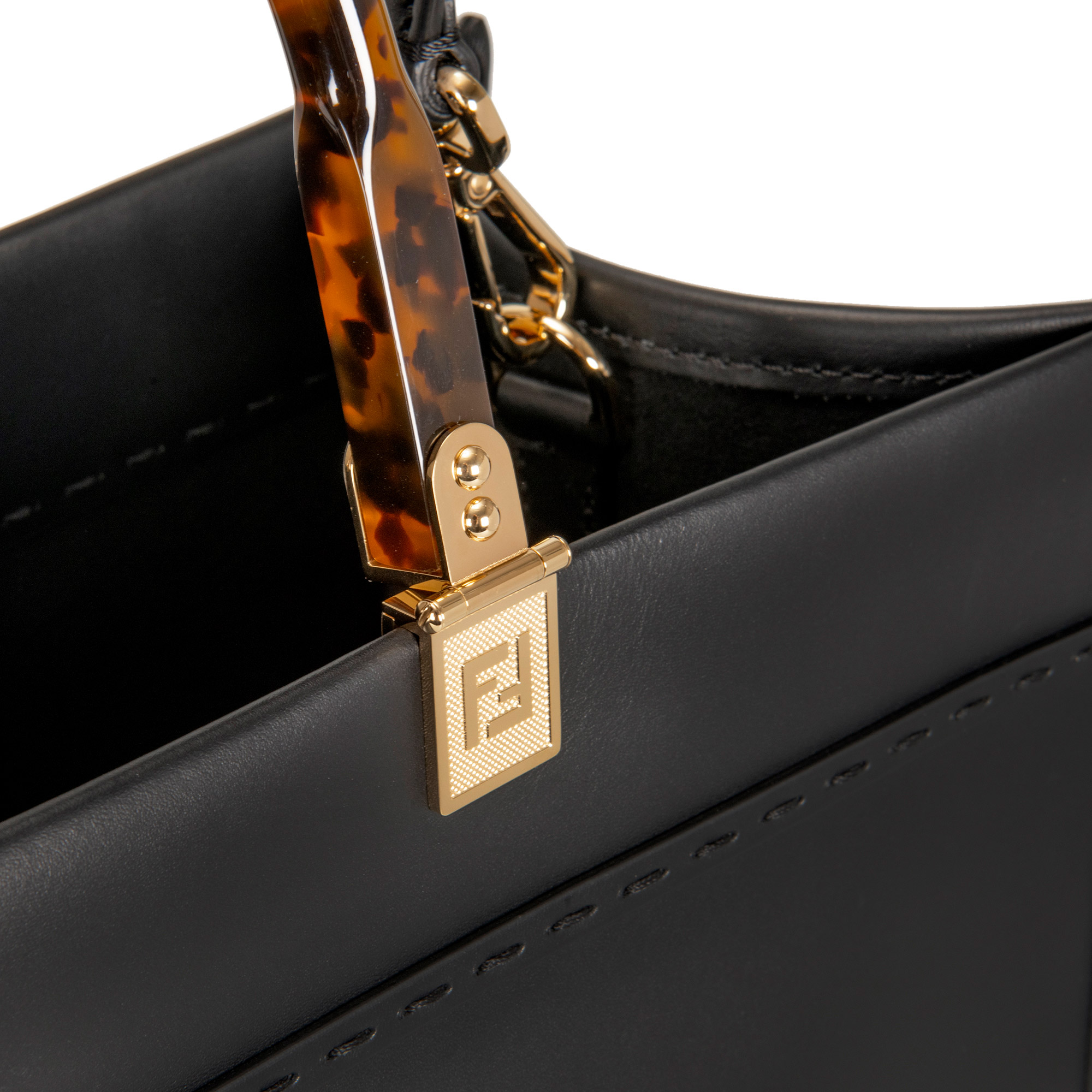 Fendi Sunshine Med Vit King Bag, Black | Costco