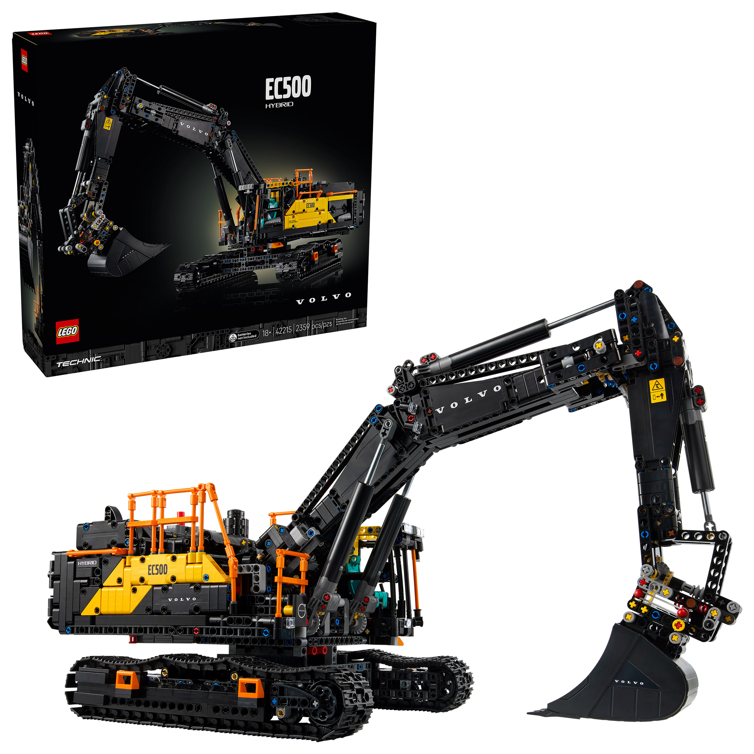 LEGO Technic Volvo EC500 Hybrid Excavator 42215 with Bonus LEGO