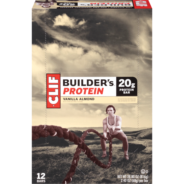 Clif Bar, Builder's Van Almond, 12-count
