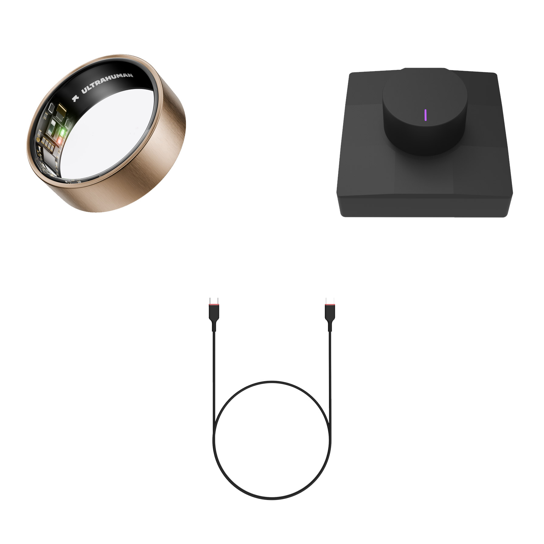健康アクセサリー Ultrahuman Ring AIR Ultrahuman Ring AIR with 2 Year Ultrahuman X Membership Bundle