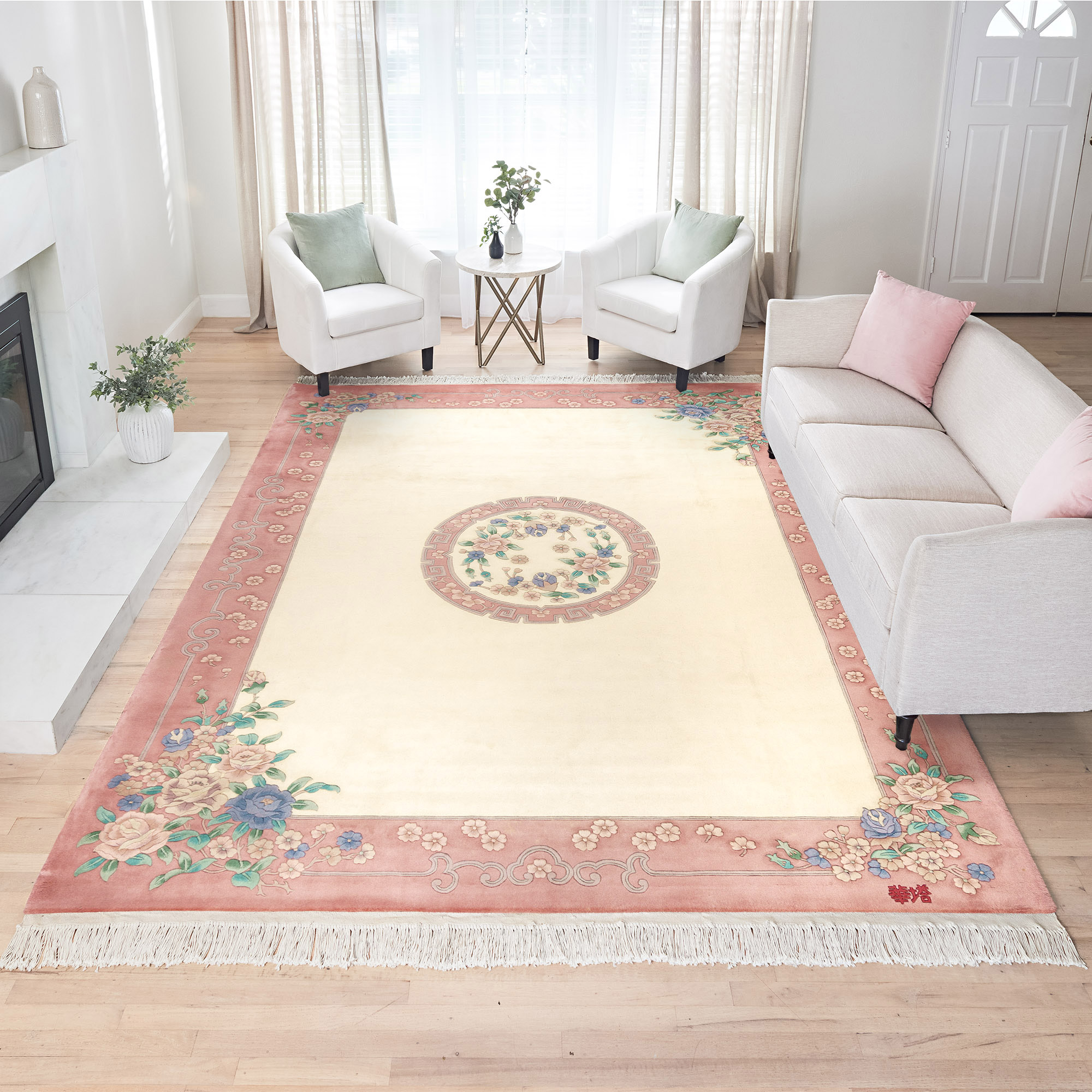 Pagoda Hand Knotted Rug Collection  Versaille
