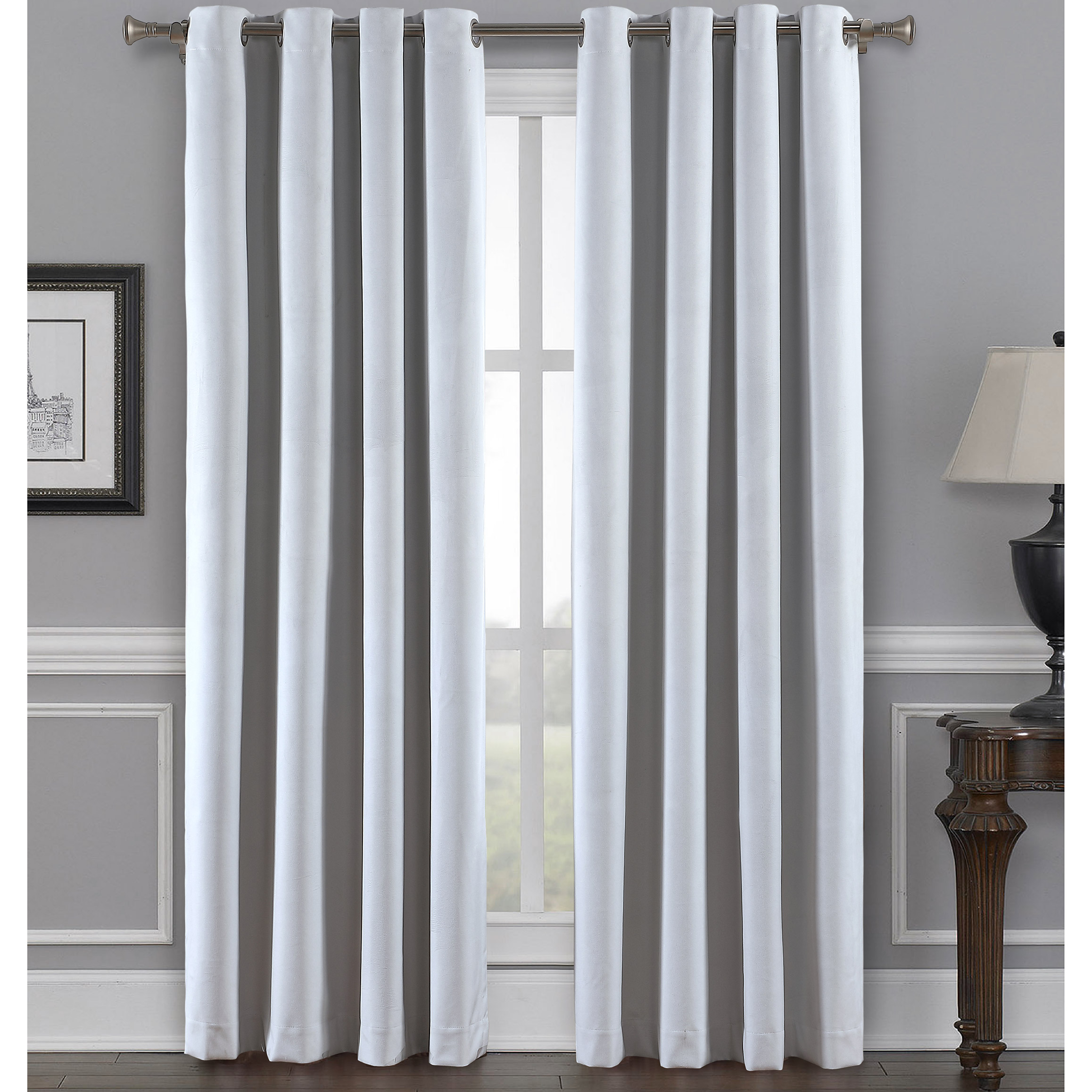 Total Blackout Velvet Window Curtain  2-pack