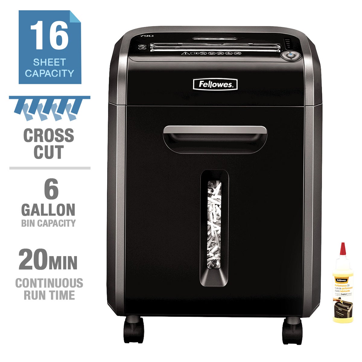 Fellowes Powershred 79Ci 16-sheet Cross-cut Shredder | Costco