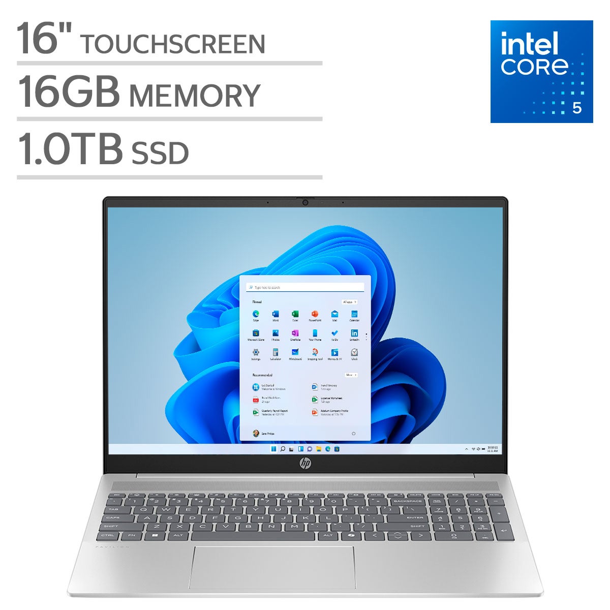 HPノートPCCore 5 120U16GB SSD512GBWindows11 Amazon.com: HP 15.6-inch Touchscreen Laptop, Intel Core 5 120U