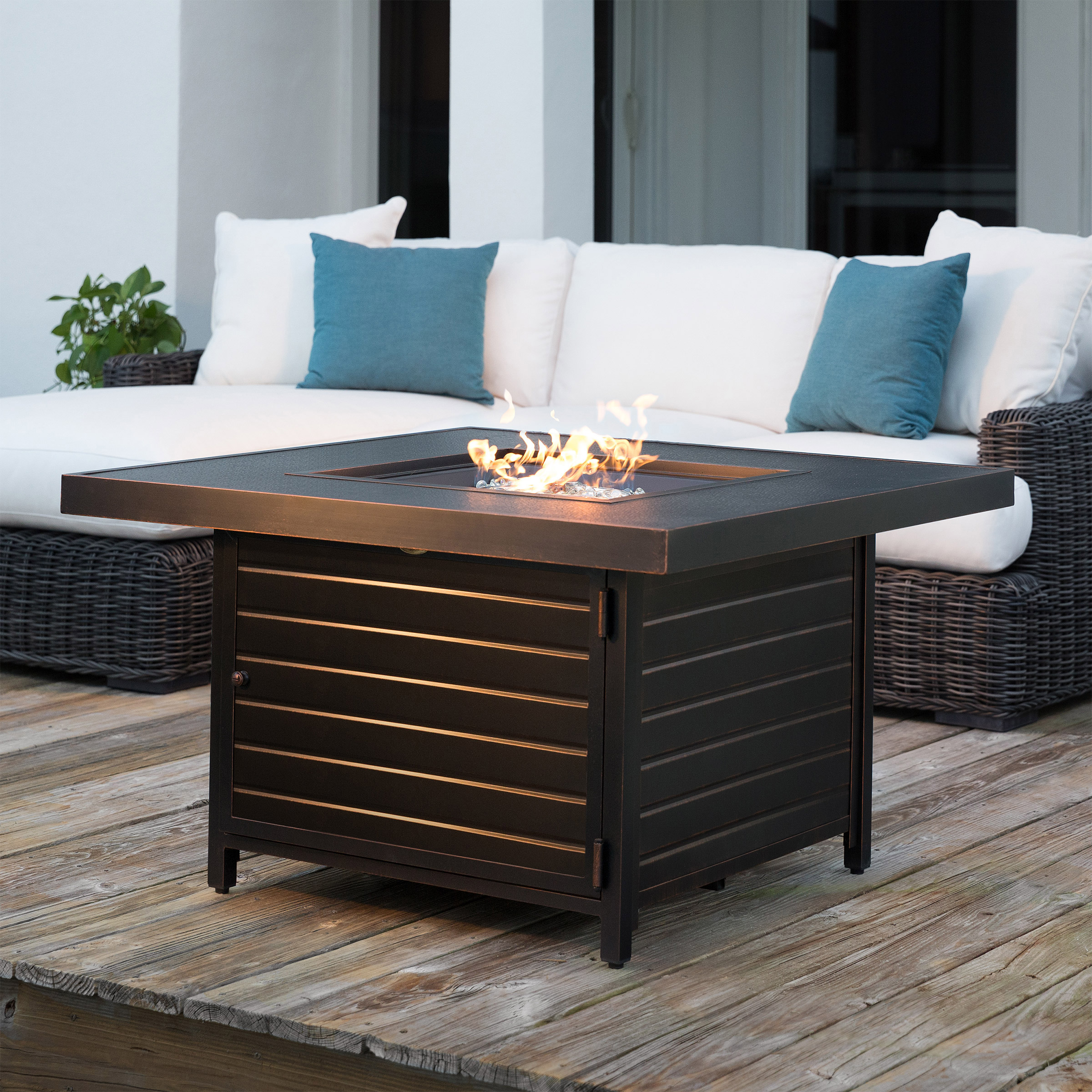Aluminum Propane Gas Fire Pit