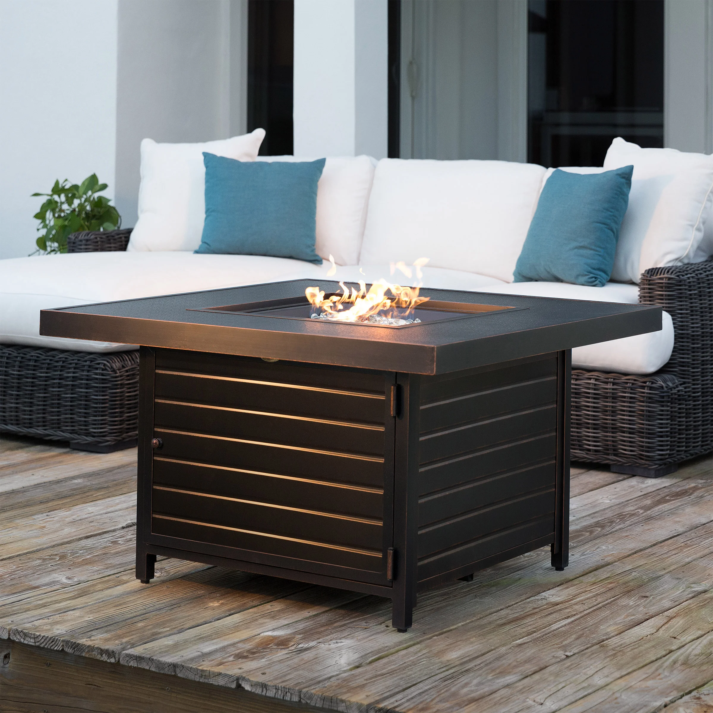 Aluminum Propane Gas Fire Pit