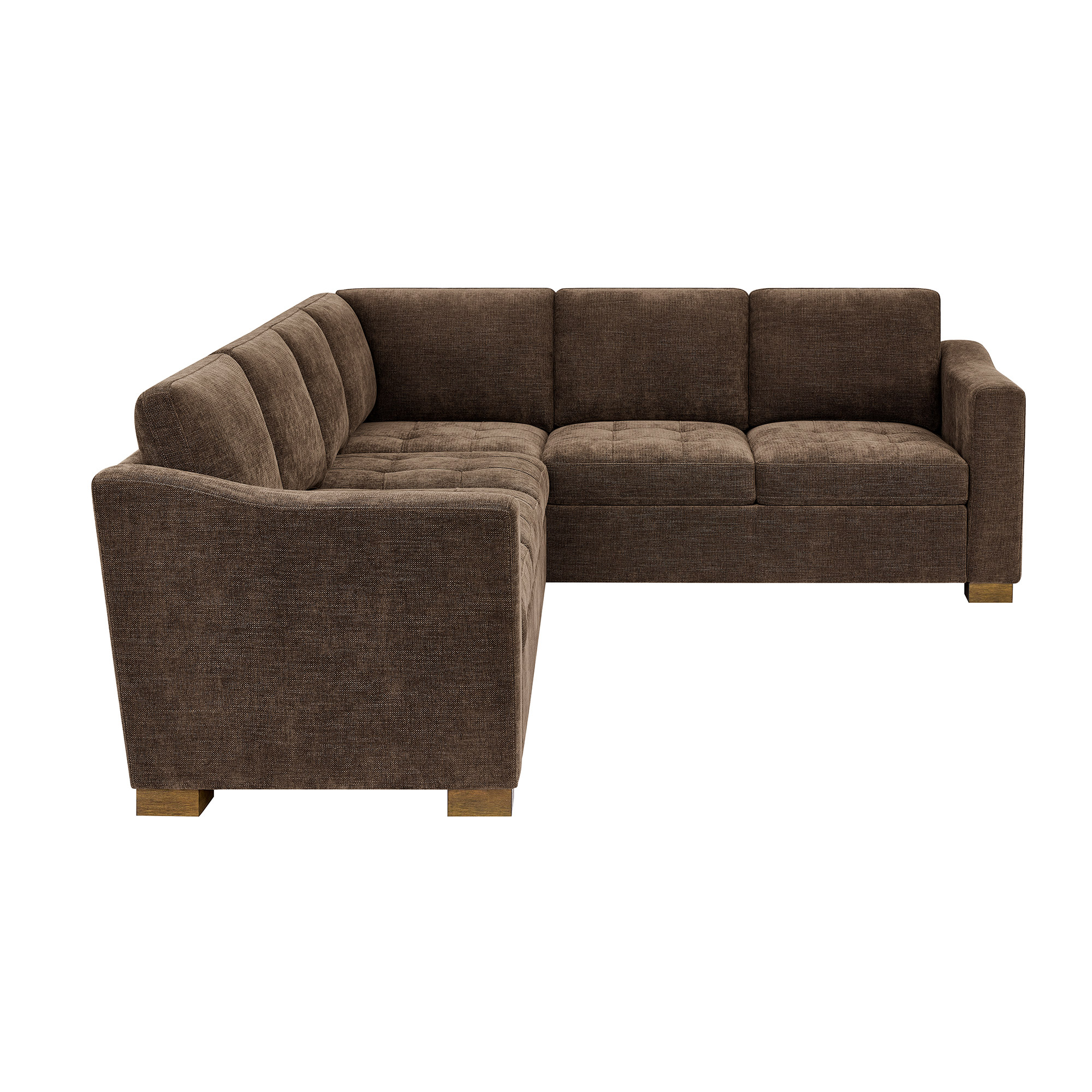 Thomasville Ellsford 2-piece Fabric Sectional, Brown | Costco