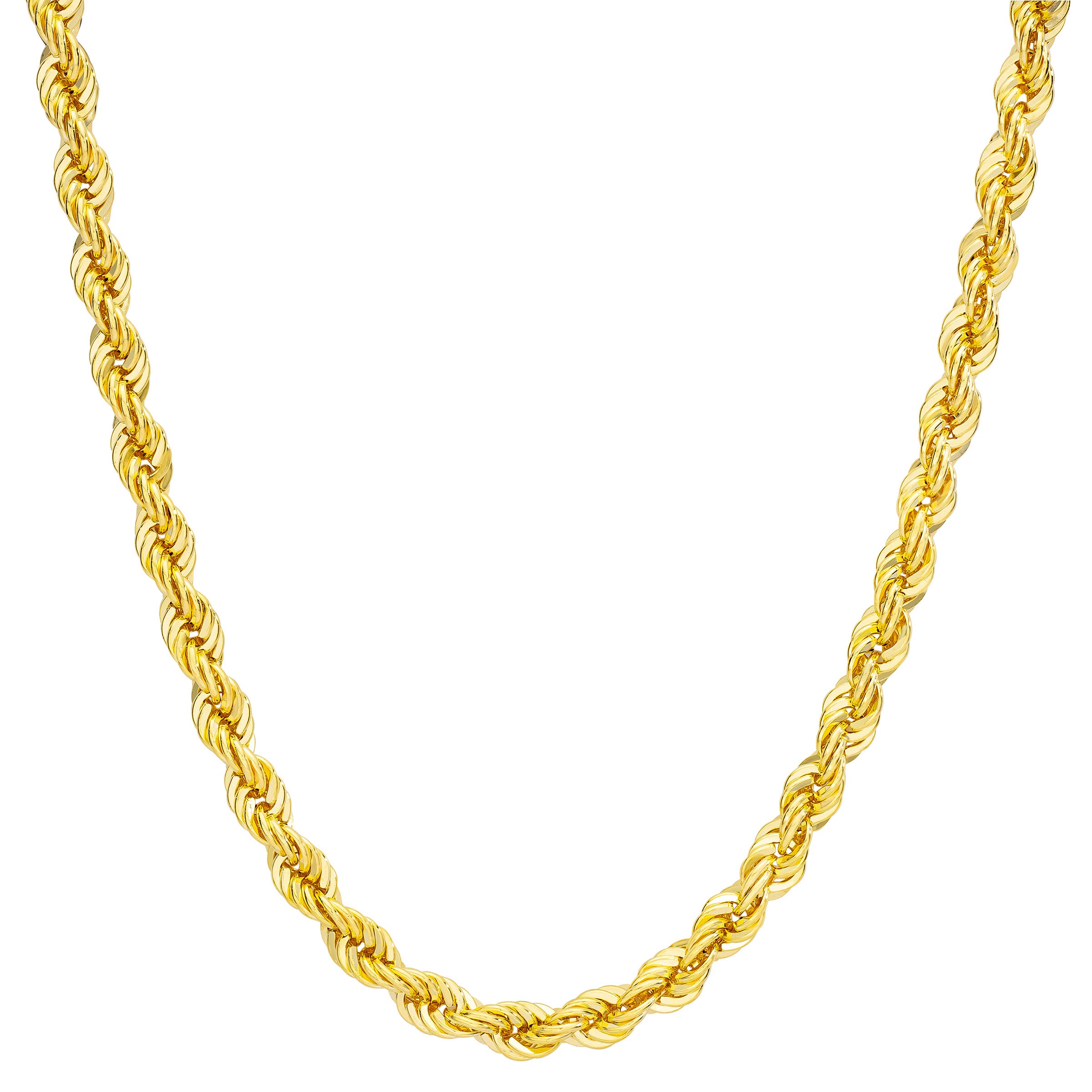 14kt Yellow Gold Rope Necklace