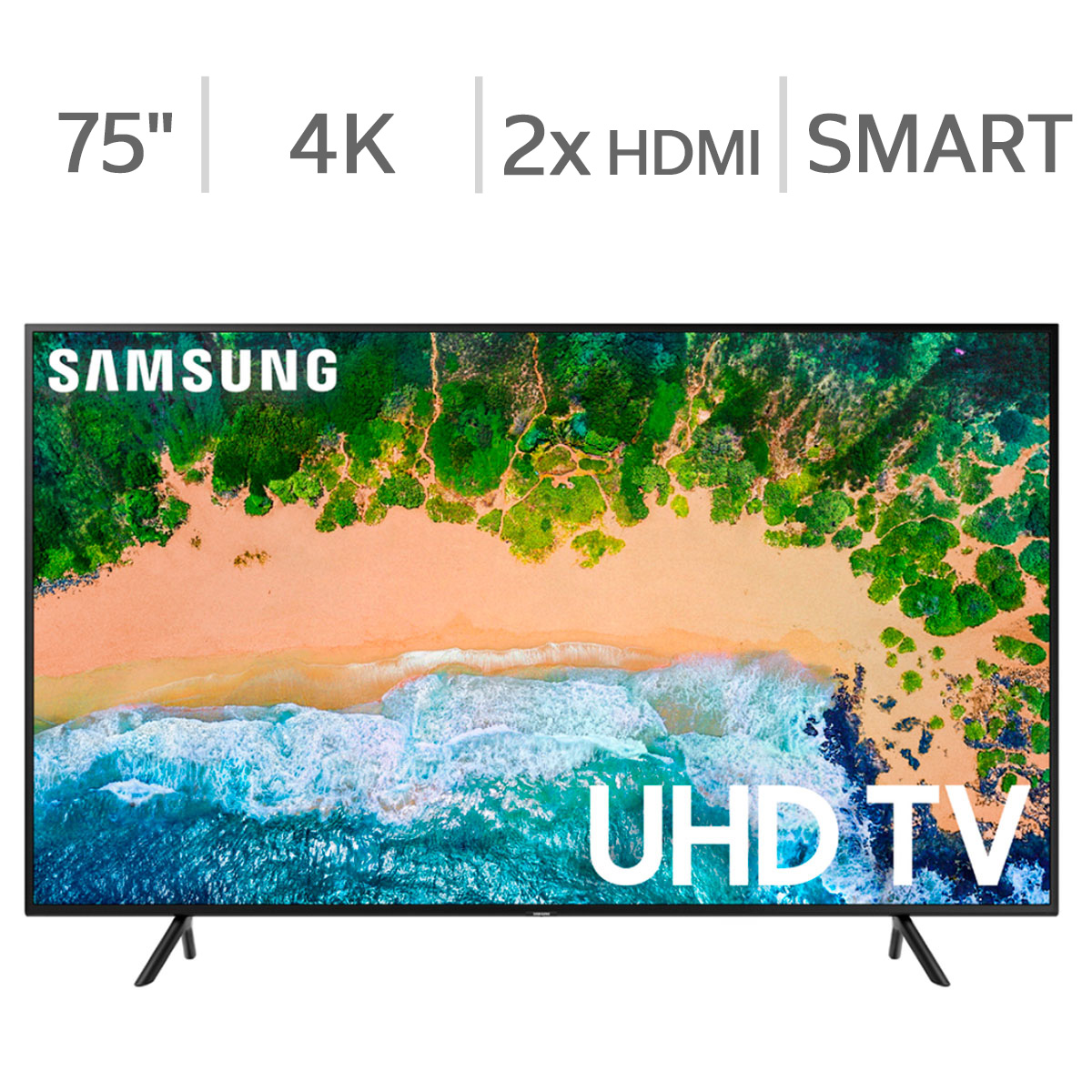 75型 米国 4K テレビ SAMSUNG 2019年製 UN75NU6080 Samsung 75