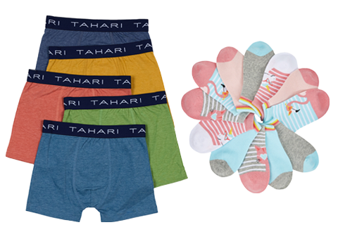 Socks, Underwear & Accessories