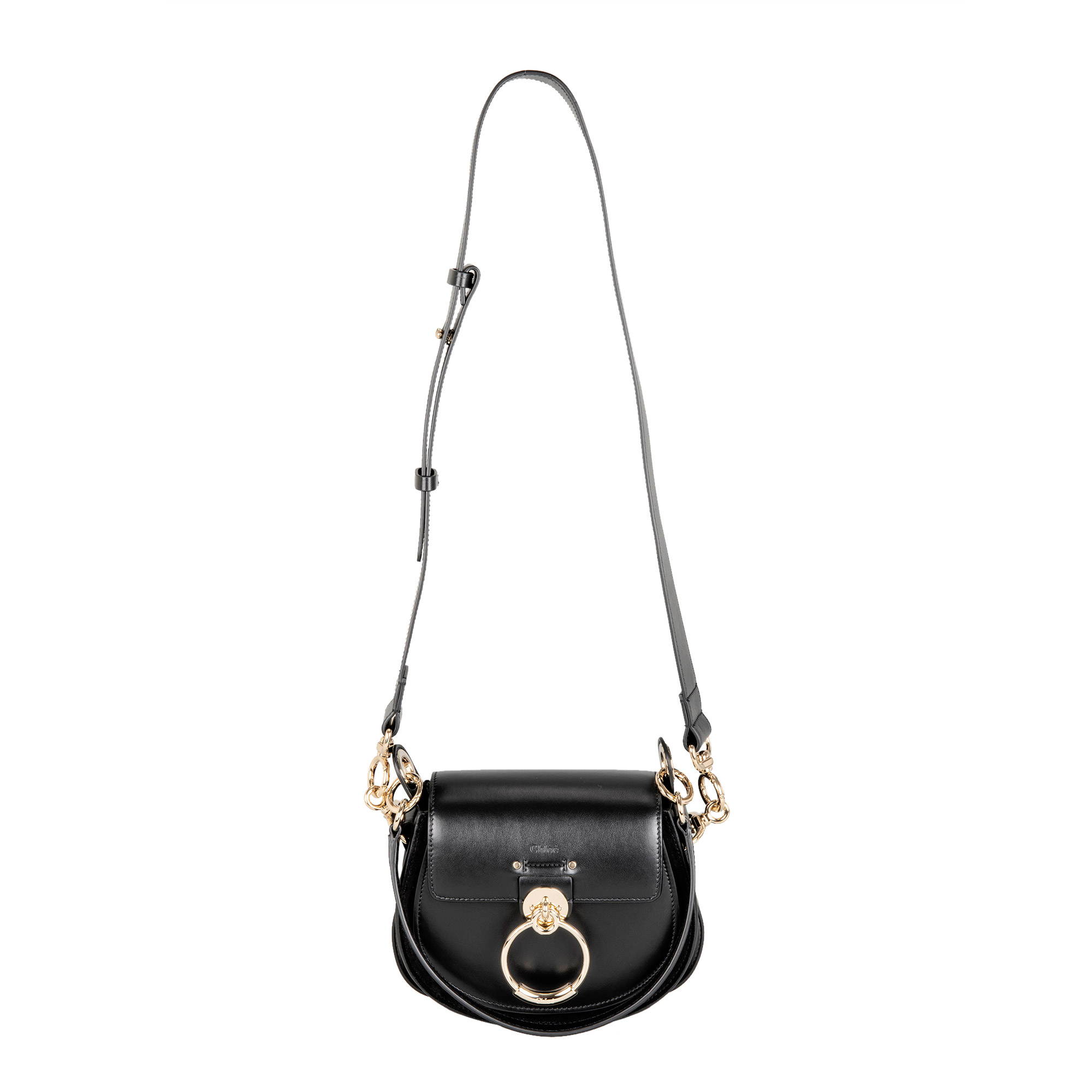 Chloe Tess Small Crossbody Bag, Black | Costco
