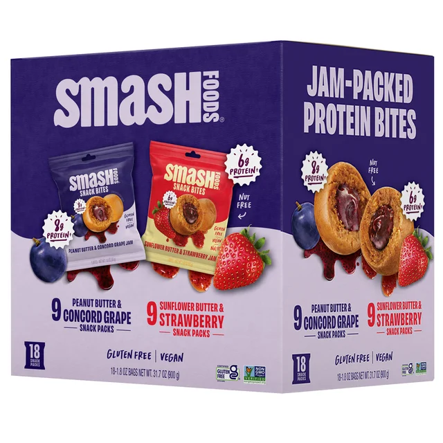SMASH FOODS SNACK BITES 18/17.76 OZ