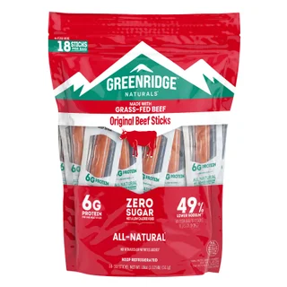 GREENRIDGE GRASS-FED BEEF STICKS 18/1 OZ