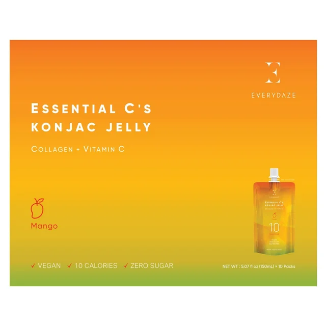ESSENTIAL C'S KONJAC JELLY MANGO 10 PACK 5.07 OUNCES EA