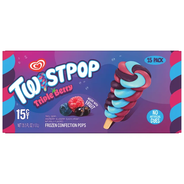 TWIST POPS BERRY-LICIOUC 15 CT