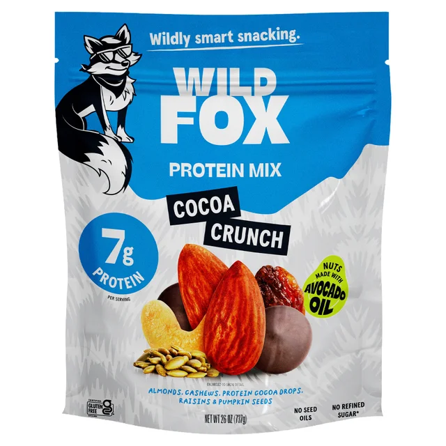 WILD FOX CHOCOLATE CRUNCH PROTEIN MIX 26 OZ