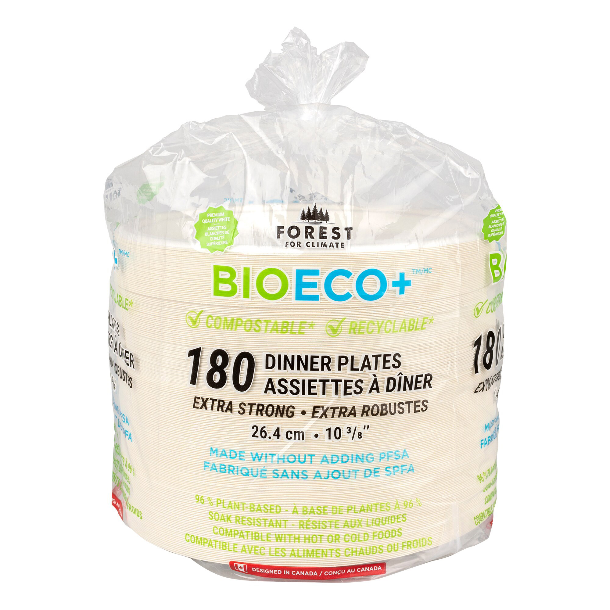 Forest for Climate Dinner Plate, 180-pack