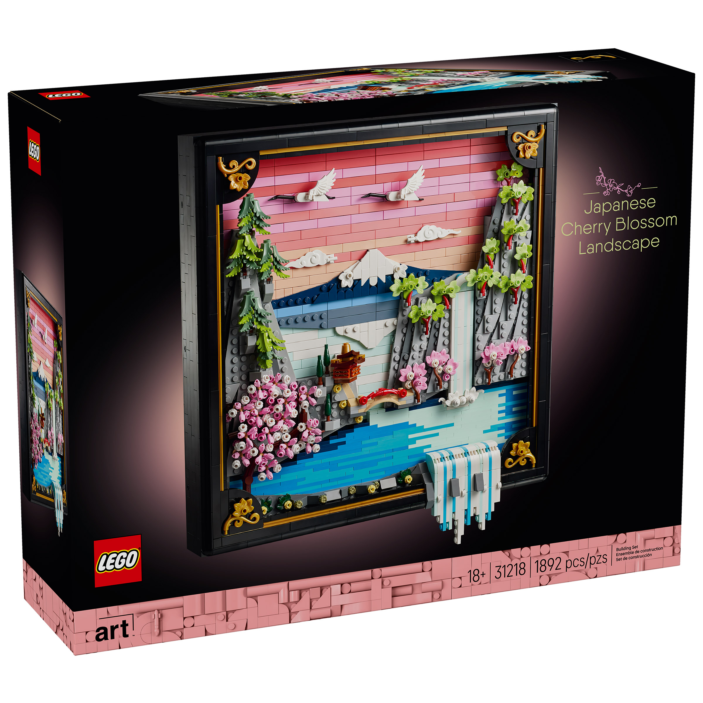 ３点セット 新品 Japanese Cherry Blossom 3本セット LEGO Art Japanese Cherry Blossom Landscape 31218 | Costco