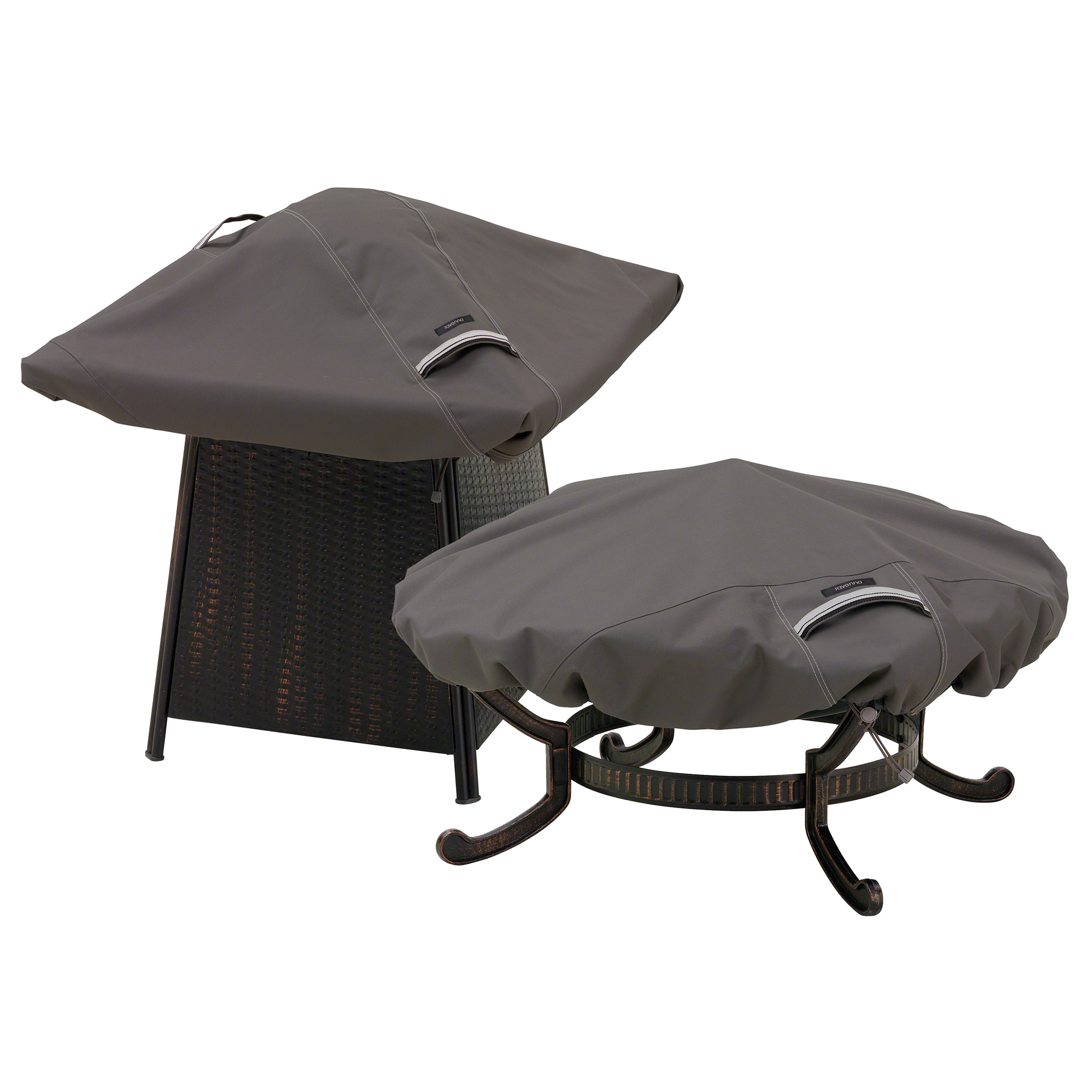 Classic Accessories Ravenna Cover for Pyramid Torch Patio Heaters, Taupe