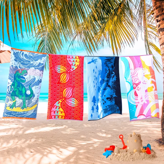 LOFTEX KIDS BEACH TOWEL 60" X 30"