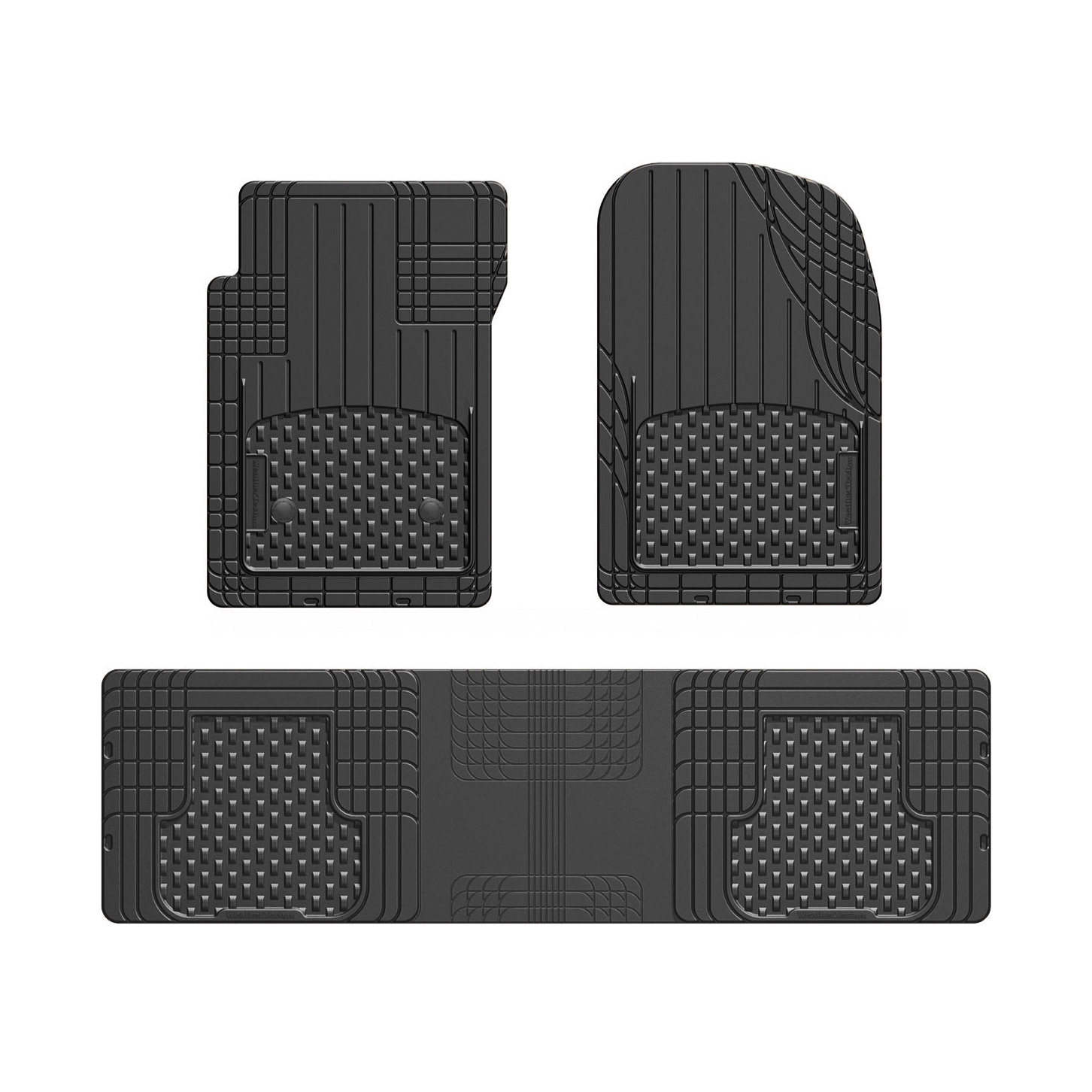 WeatherTech FloorLiner Floor Mats For Mazda MAZDA3 – 1st & 2nd Row, Black