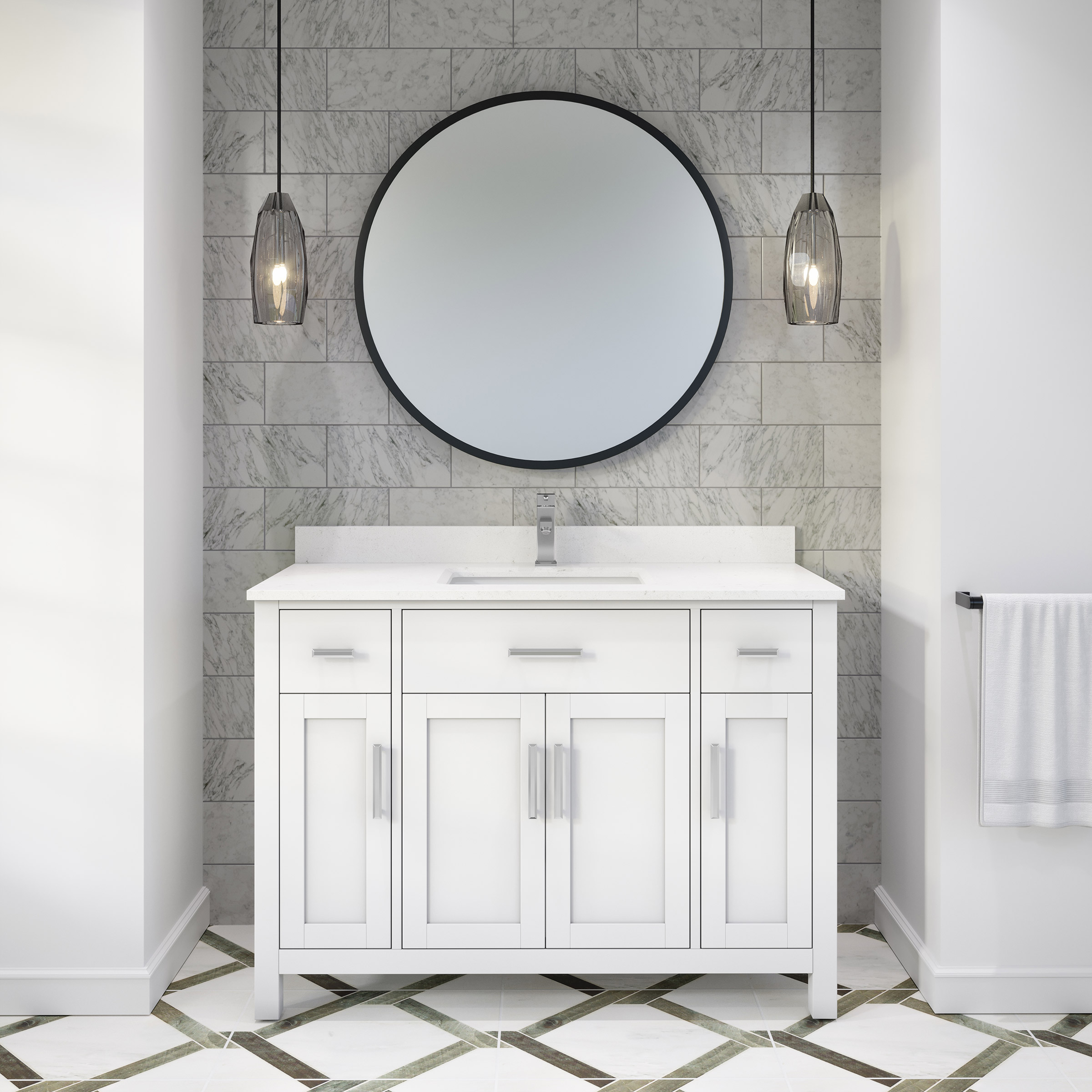 Katie Bath Vanity by Studio Bathe in White
