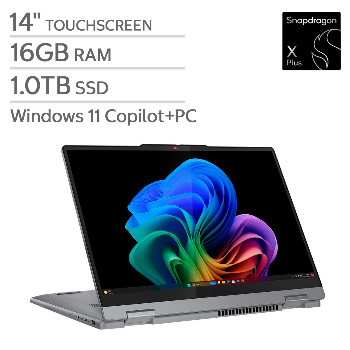 Lenovo Copilot PC 14.0型 16GB 512GB SSD LENOVO Copilot+ PC Laptop IdeaPad Slim 5 14Q8X9,Snapdragon® X Plus