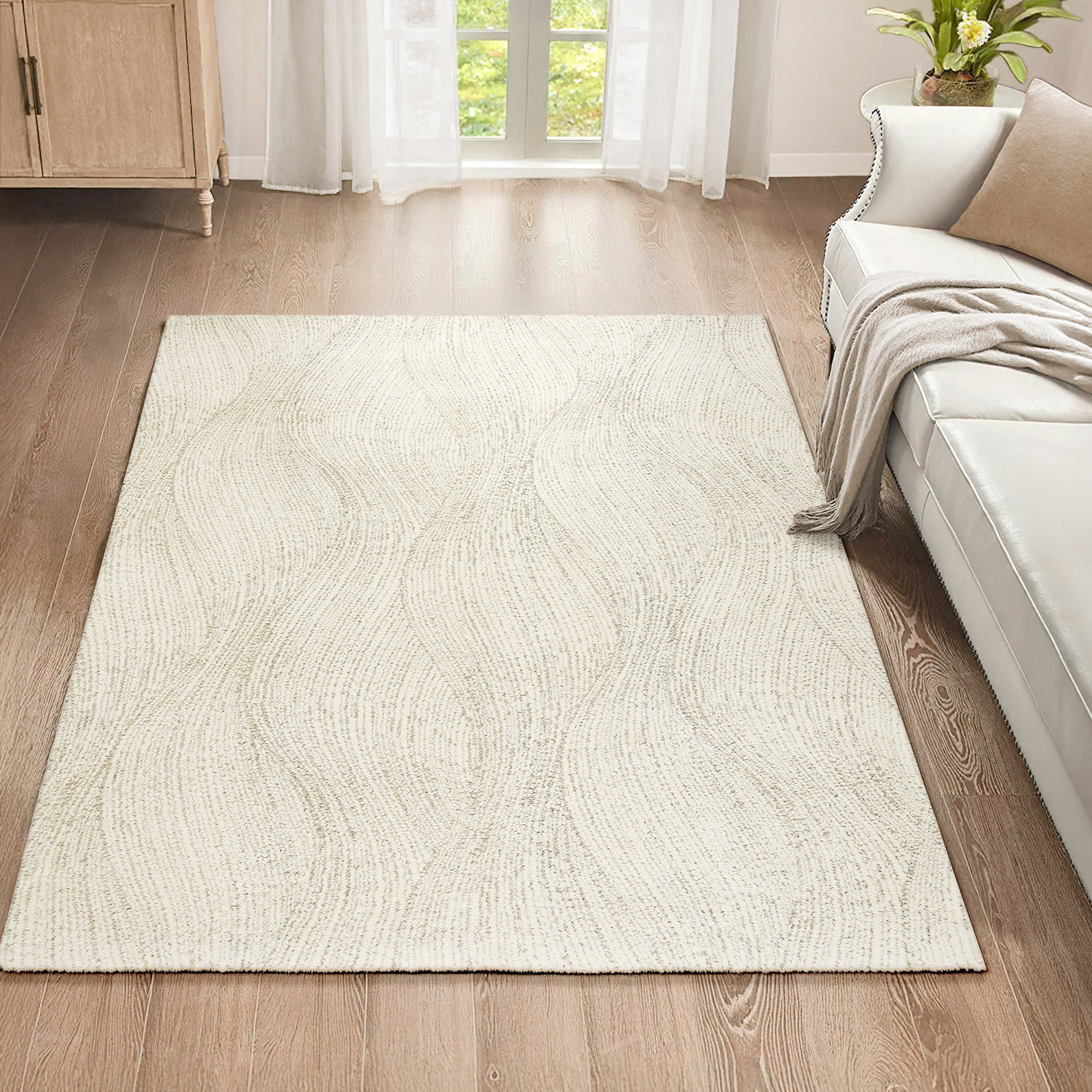 Foxwood Cozy Area Rug Collection  Conner Cream