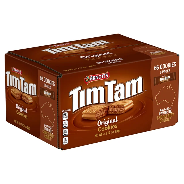 ARNOTT'S TIM TAM ORIGINAL 6/7 OUNCE SLEEVES