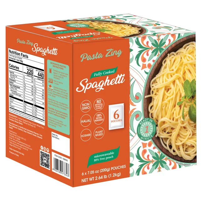 PASTA ZING FULLY COOKED SPAGHETTI 6 PACK 7 OUNCES