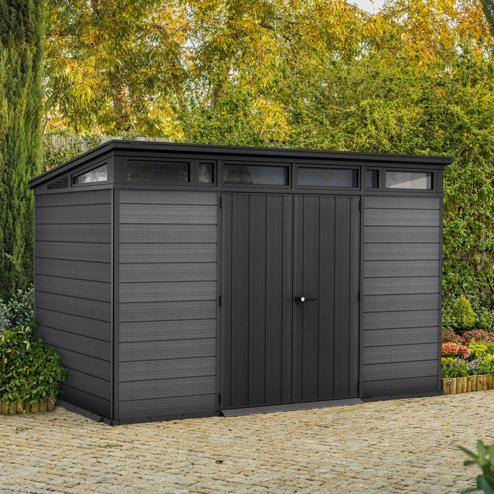 Keter Cortina 11 ft. x 7 ft. Shed | Costco