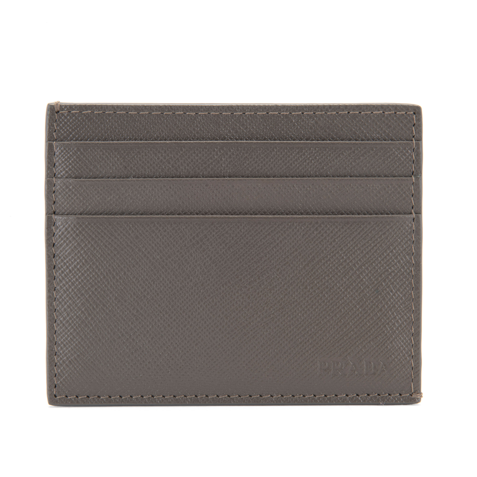 PRADA ガーメント Prada Leather Card Holder, Argilla | Costco