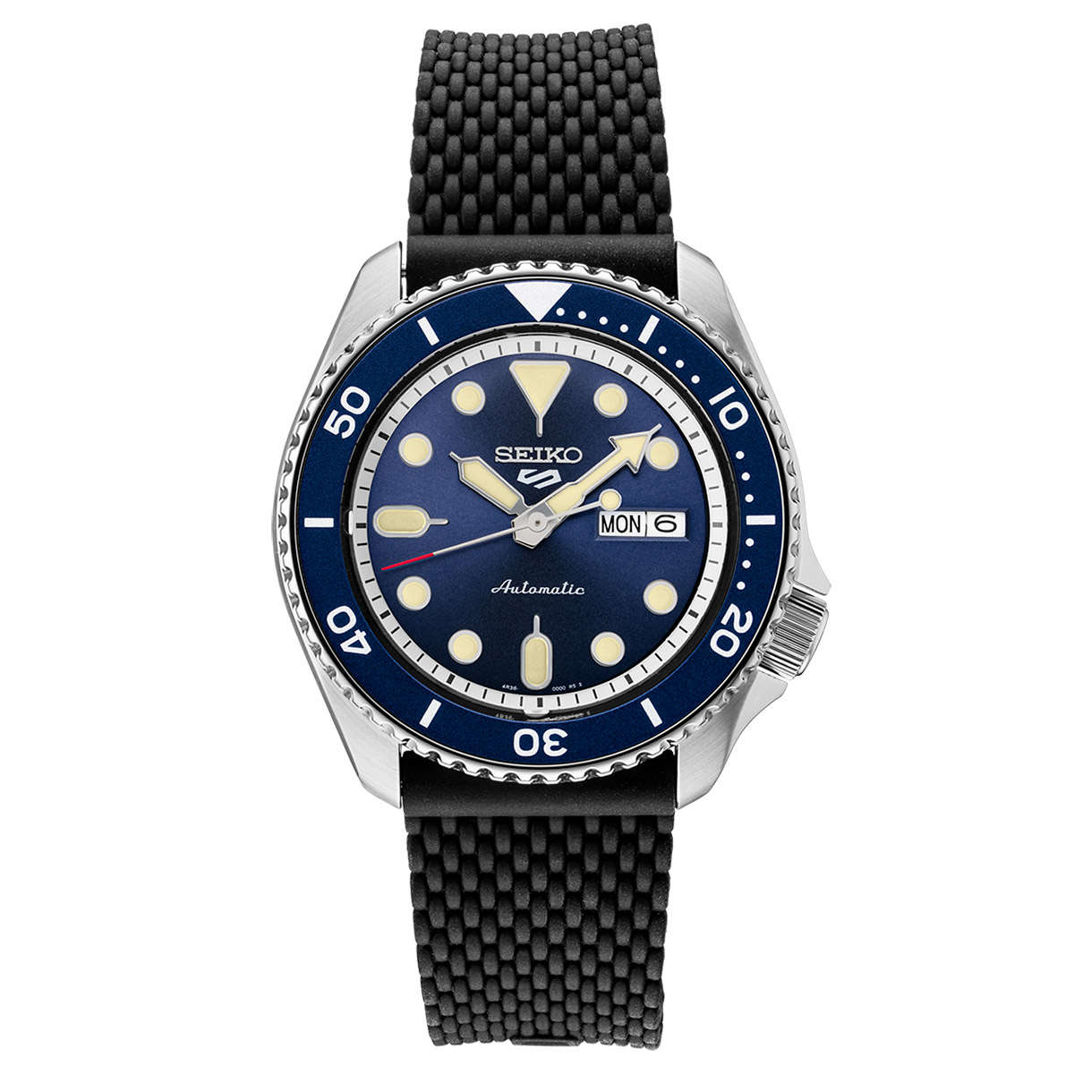 Seiko Sport Blue Sunray Dial Automatic Men's Watch, Costco
