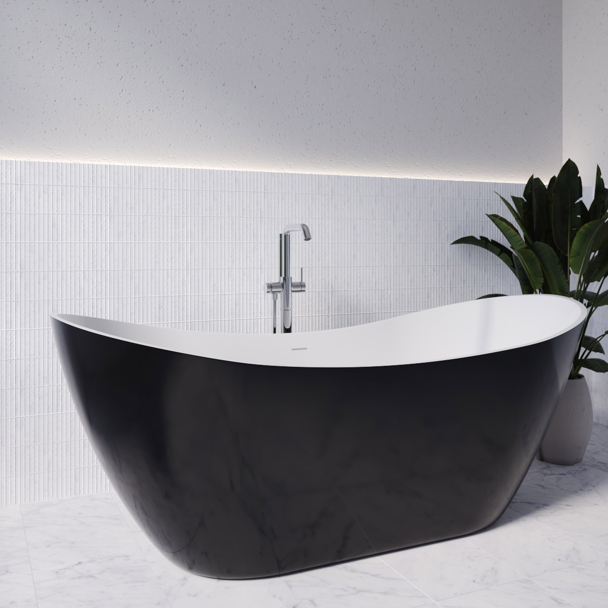 Streamline 71 in. Freestanding Bathtub with Expandable Bamboo Bathtub Caddy