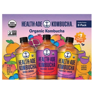 HEALTH ADE ORGANIC FRUITY FUSION 6/16 OZ