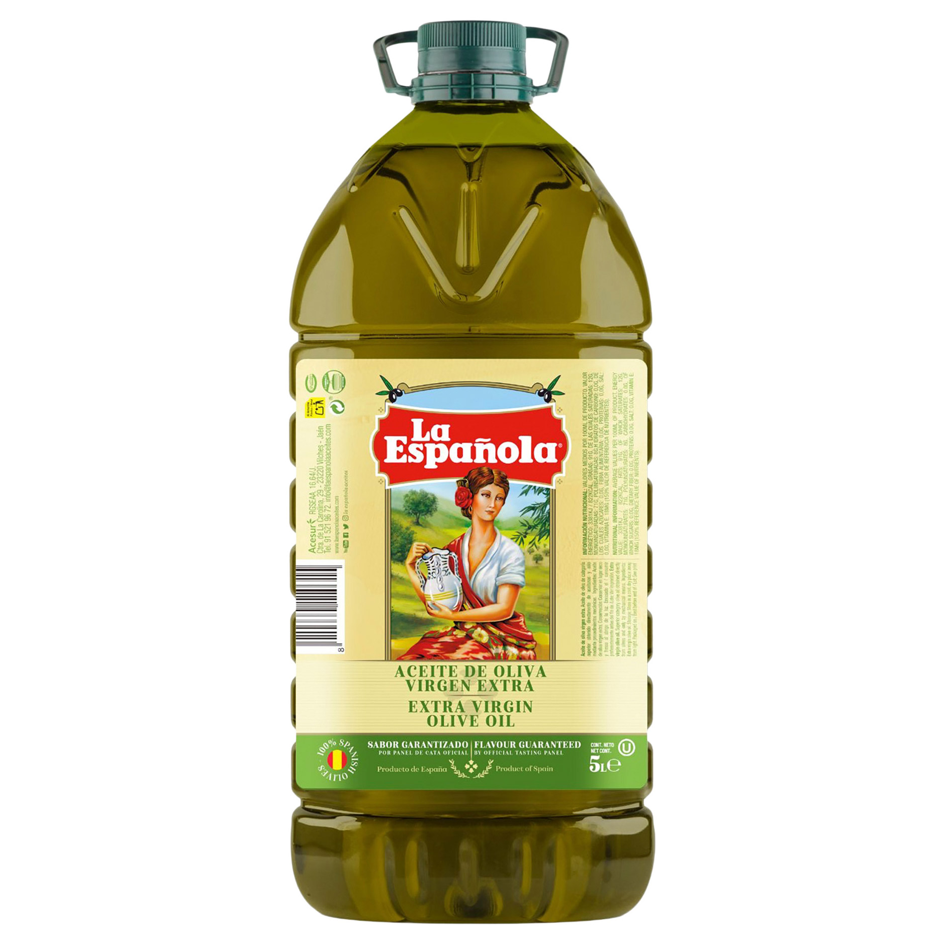 La Española Extra Virgin Olive Oil, 5 L