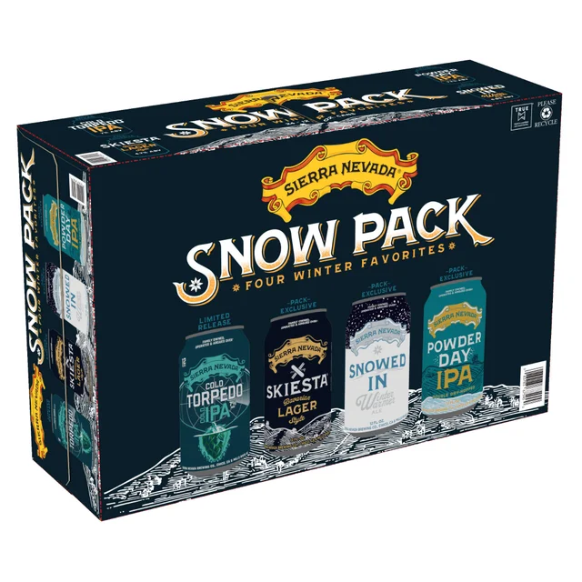 SIERRA NEVADA BREWING SNOW PACK CHICO, CA 24/12OZ CANS