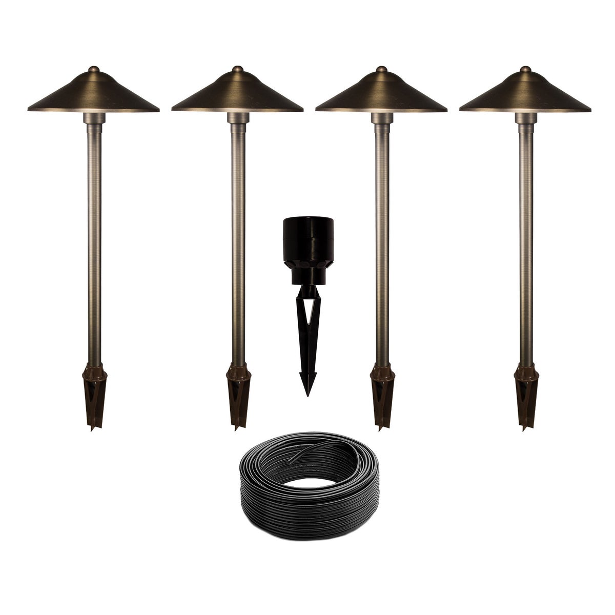 VOLT Low Voltage LED Outdoor Path Light 4-pack Expansion Kit VOLT Low Voltage LED Outdoor Path Light 4-pack Expansion Kit