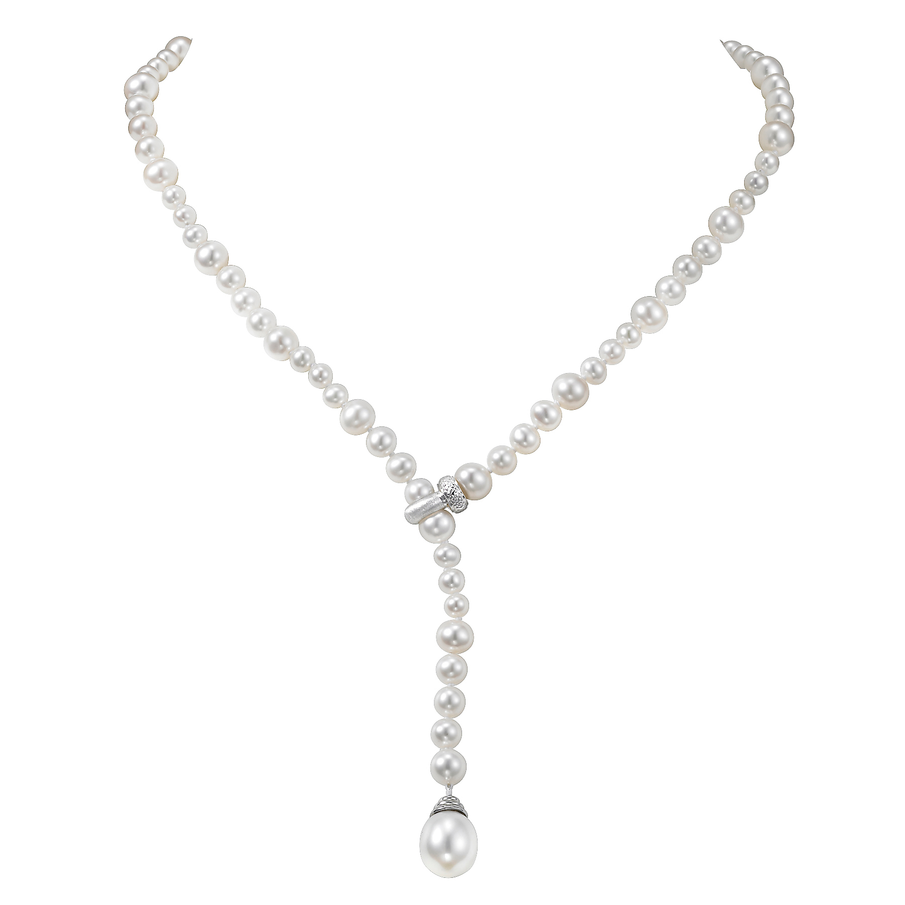 4.5 - 6.5 - 7.0 mm Cultured Freshwater Pearl Lariat Necklace | Costco