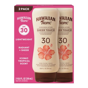 Hawaiian Tropic Sheer Touch SPF 30 Sunscreen Lotion