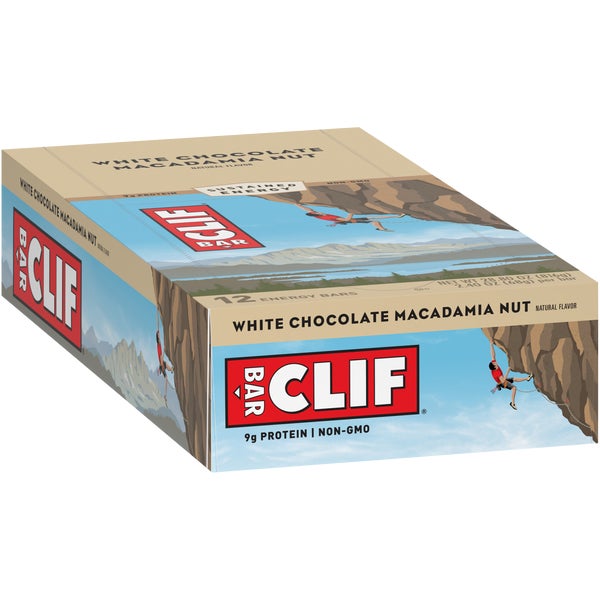 Energy Bar, White Chocolate Macadamia Nut, 2.4 oz Bar, 12 Bars/Box Energy Bar, White Chocolate Macadamia Nut, 2.4 oz Bar, 12 Bars/Box