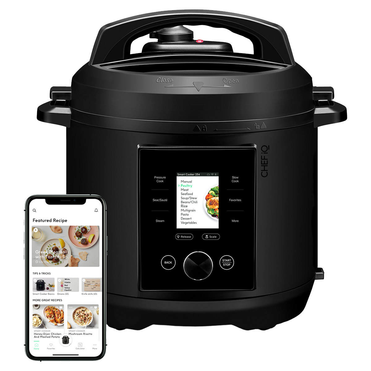 CHEF iQ Smart Multi-Setting 6-Quart Pressure Cooker