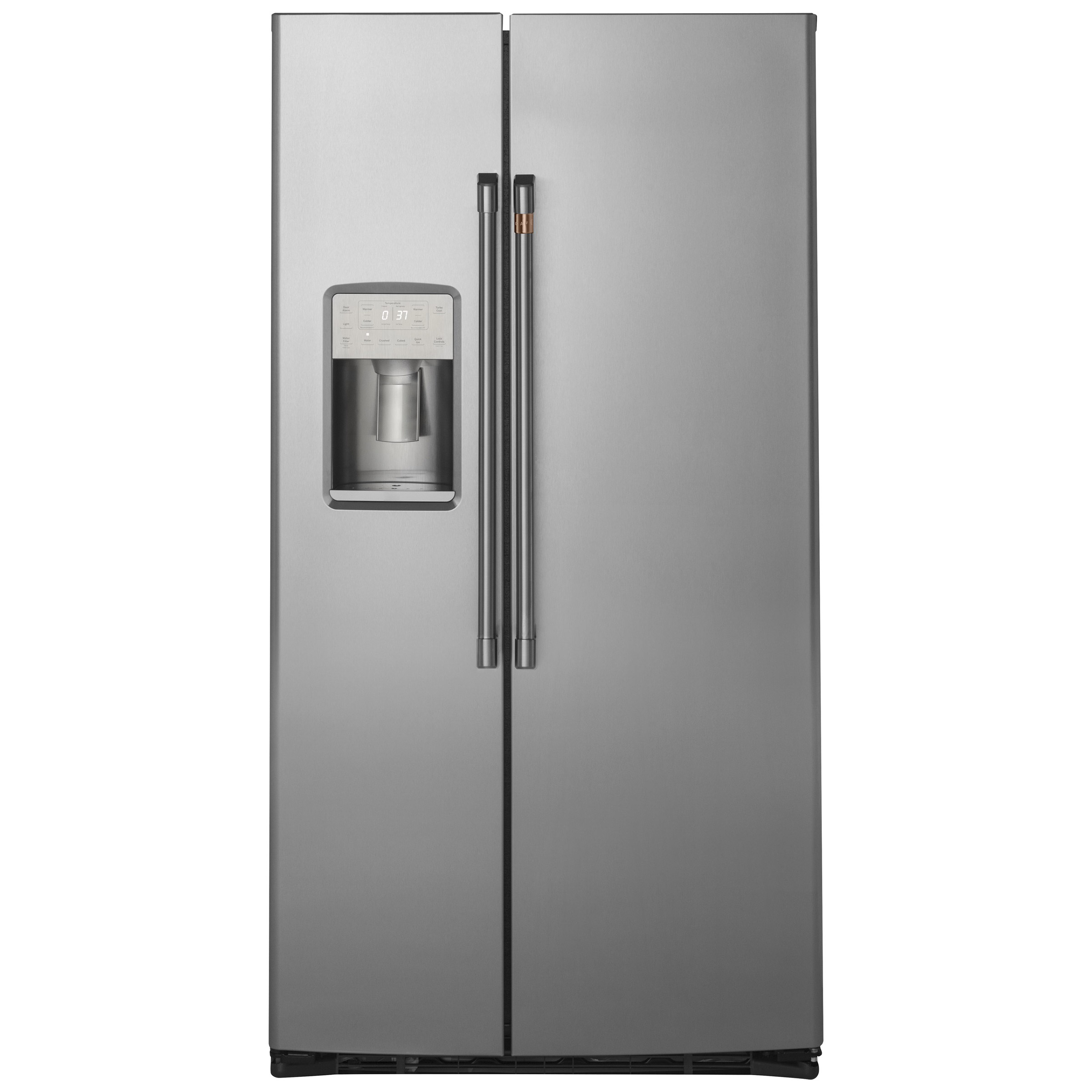 Café 36 in. 21.9 cu. ft. Stainless-steel Counter-depth Side-by-side Refrigerator with Water Dispenser