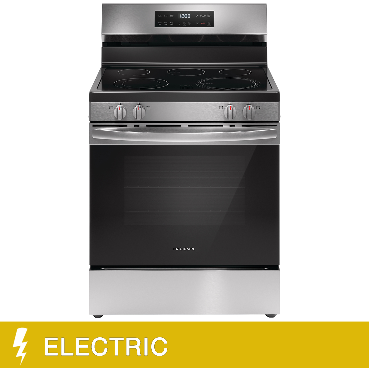 Frigidaire 30 in 5.3 cu ft. Electric Freestanding Range with EvenTemp Cooktop