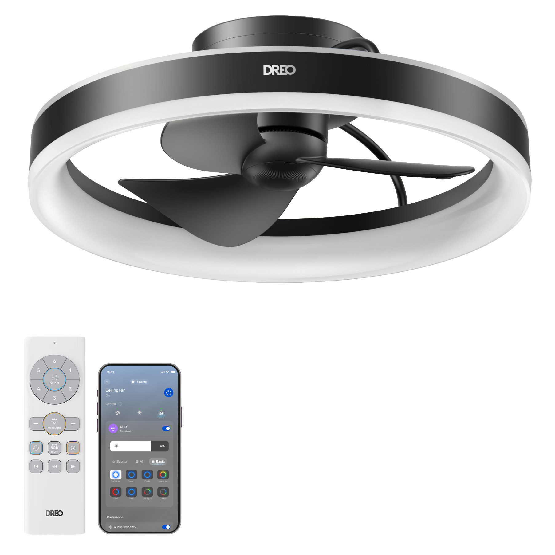 DREO 20'' Smart LED Fandelier | Costco