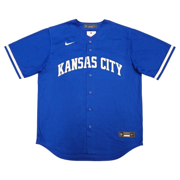 Bobby Witt Jr. Autographed Kansas City Royals Blue Nike Bobby Witt Jr. Autographed Kansas City Royals Blue Nike